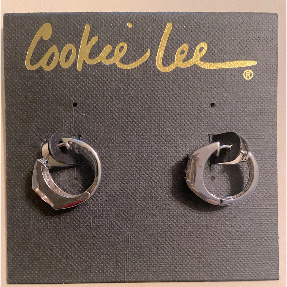 Cookie Lee EarRings with Pink Stones
